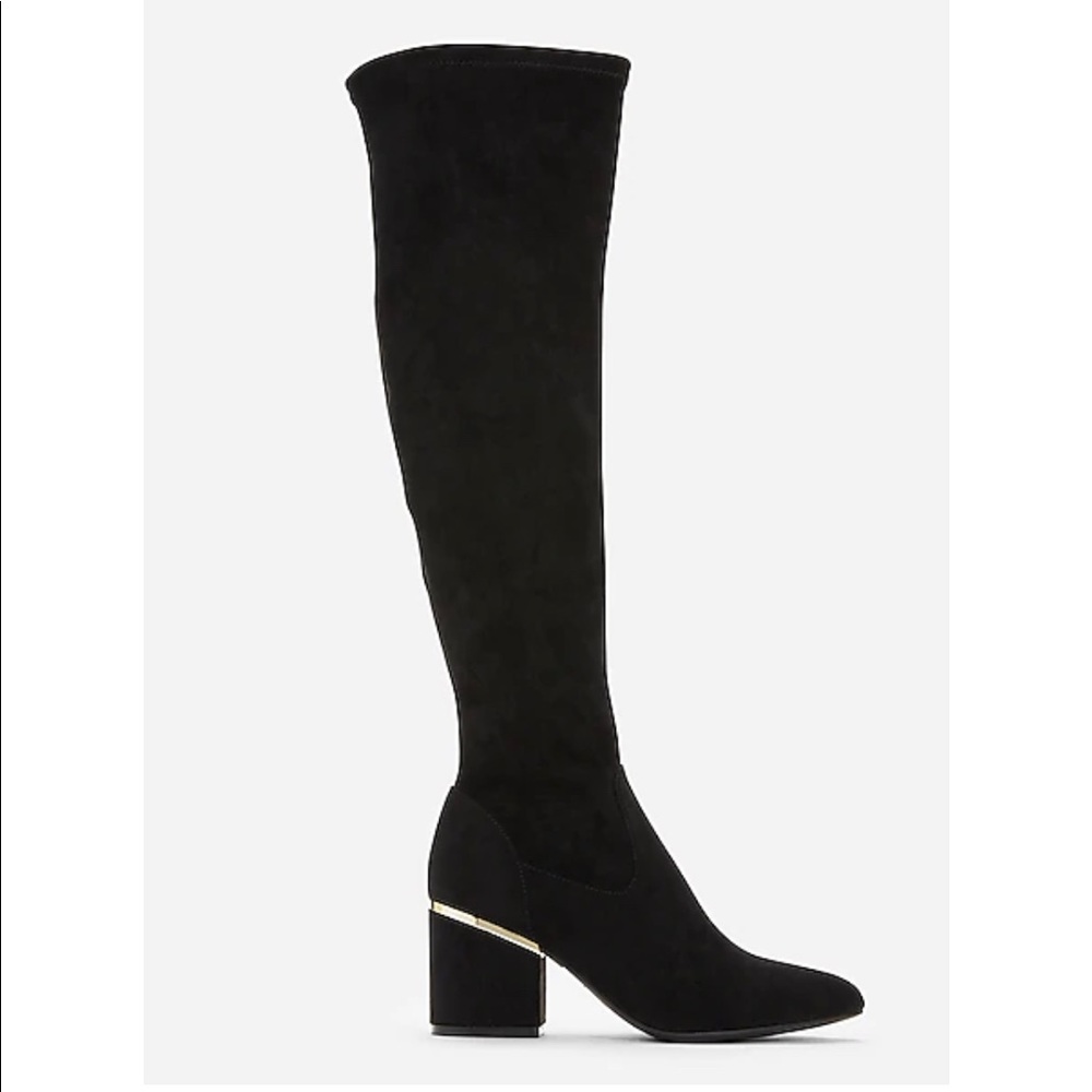 Express over the knee heeled boots